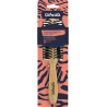USHUAIA Brosse à Cheveux pour Brushing Bois Lisse et Réduit les Frisottis Picots Nylon Ronde