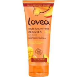 LOVEA Gelée Capillaire Sublimatrice pour Cheveux Bouclés Ondulés Frisés Sans Silicone Mangue et Acide Aminé 200ml