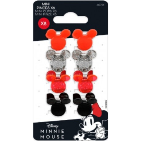 DISNEY Pinces à Cheveux Minnie Mouse