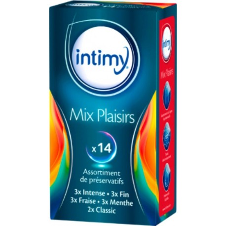 INTIMY Assortiment de Préservatifs Mix Plaisirs