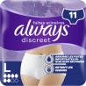ALWAYS Culottes fuites urinaires TailleL Plus Protection Intégrale Discreet