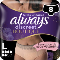 ALWAYS Culottes pour Fuites Urinaires TailleL 44-54 Discreet Boutique