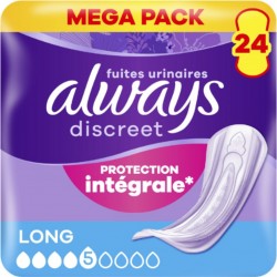 ALWAYS Serviettes pour Fuites Urinaires Long Discreet