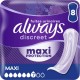 ALWAYS Serviettes pour Fuites Urinaires Maxi Protection Discreet