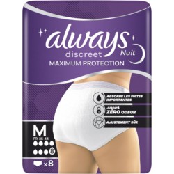 ALWAYS Culottes Nuit Taille M Protection Maximale