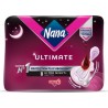 NANA Serviettes Hygiéniques avec Ailettes Ultra Night+ Flux Abondant Ultimate