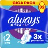 ALWAYS Serviettes Hygiéniques Avec Ailettes Long Taille 2 Ultra Day