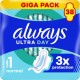 ALWAYS Serviettes Hygiéniques Avec Ailettes Normal Taille 1 Ultra Day