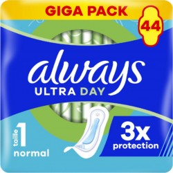 ALWAYS Serviettes Hygiéniques Ultra Day Normal Taille 1