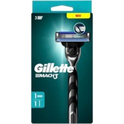 GILLETTE Rasoir Gillette Mach3 + 1 Lame Rasage Précis Et Confortable Gillette - Import + Gamme Bricolage