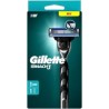 GILLETTE Rasoir Gillette Mach3 + 1 Lame Rasage Précis Et Confortable Gillette - Import + Gamme Bricolage