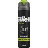 GILLETTE Gel à Raser 3en1 Protège et Hydrate Vitamine B3 et Algue Marine Labs 198ml