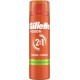 GILLETTE Gel à Raser 2in1 Protège & Hydrate pour Peaux Sensible à l'Huile d'Amande Douce Fusion 200ml