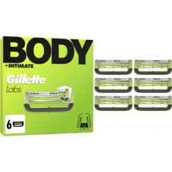 GILLETTE Lame de Rasoir Labs Body +Intimate