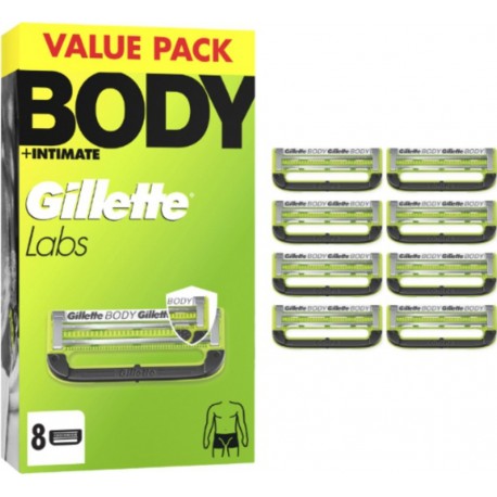 GILLETTE Lames de Rasoir Body
