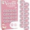 GILLETTE Lames de rasoir Pour Femme ComfortGlide Spa Breeze 3 Lames Parfumées au Freesia Bande Lubrifiante SkinCushion