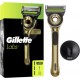 GILLETTE Rasoir avec Barre Exfoliante Pour Homme Edition Champion Gold
