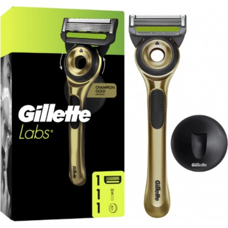 GILLETTE Rasoir avec Barre Exfoliante Pour Homme Edition Champion Gold
