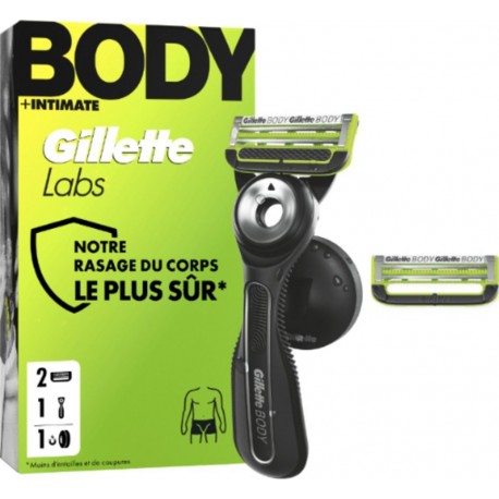 GILLETTE Rasoir LabsBody 2 lames