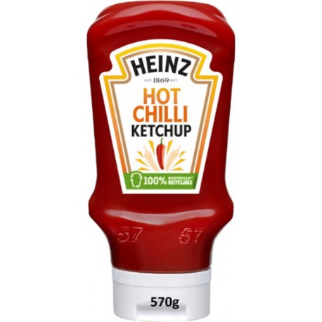 HEINZ Sauce Tomate Ketchup Hot Chilli 570g