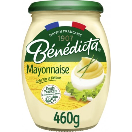 BENEDICTA Mayonnaise Goût Fin Délicat 460g