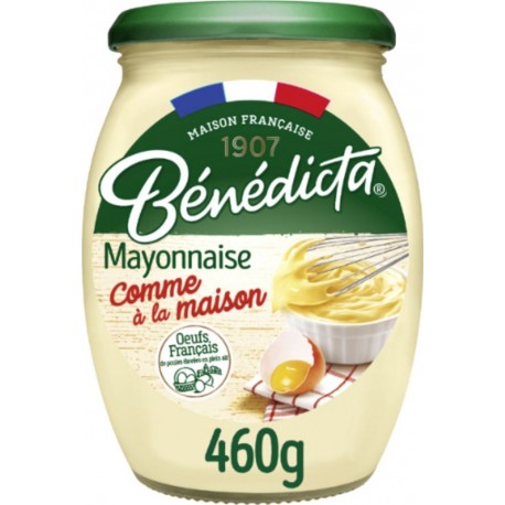 BENEDICTA Mayonnaise Comme à la Maison aux Œufs Français de Plein Air