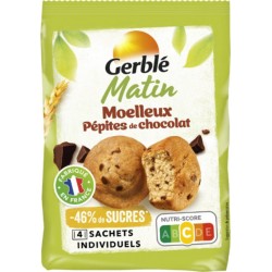 GERBLE Gâteau Moelleux Pépites de Chocolat
