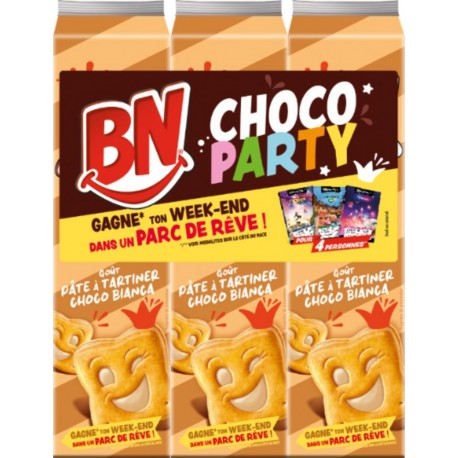 BN Biscuit Choco Party Goût Pâte à Tartiner Choco Bianca