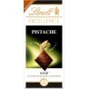 LINDT Tablette de Chocolat Noir Excellence éclats de pistaches caramélisées 100g