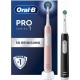 ORAL B Oral-b Pro Series 1 Lot De Deux, Brosses A Dents Électriques Rose Et Noire, 2 Brossettes, Conçue Par Braun
