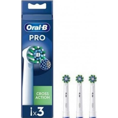 Oral-B ORAL B Pack de 3 brossettes Pro Cross Action