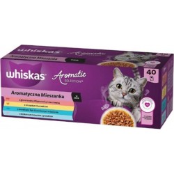 WHISKAS Aliments Pour Chat Whiskas Aromatic Selection Mix 40 X 85g