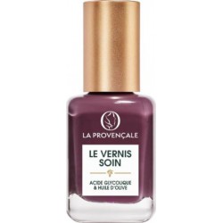 La Provençale LE VERNIS SOIN ACIDE GLYCOLIQUE & HUILE D’OLIVE Teinte Figue Sauvage (527)