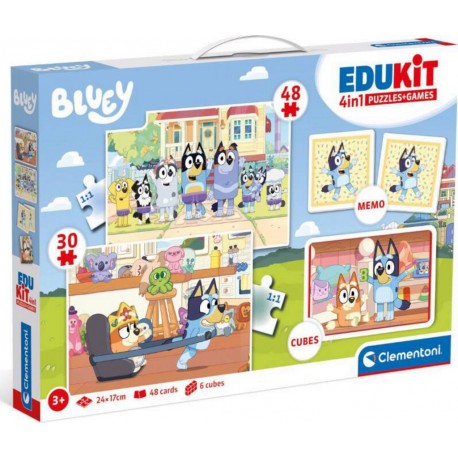 CLEMENTONI BLUEY EDUKIT 4 EN 1