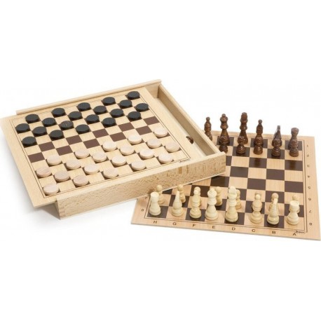 JEUJURA COFFRET DAMES ECHECS