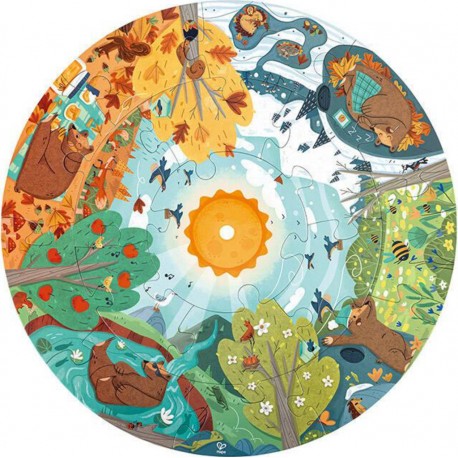 HAPE PUZZLE CIRCULAIRE 4 SAISONS