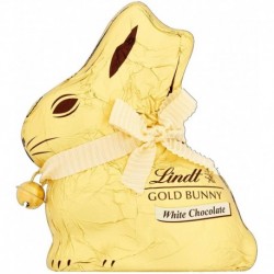 Lindt Lapin Or Chocolat Blanc Gold Bunny 100g (lot de 3)