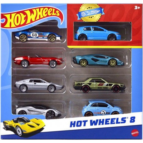 HOT WHEELS PACK DE 8 VOITURES