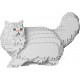 JEKCA BLOCS DE CONSTRUCTION - CHAT PERSAN BLANC