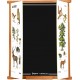 JEUJURA TABLEAU TRIPTYQUE LA FORET