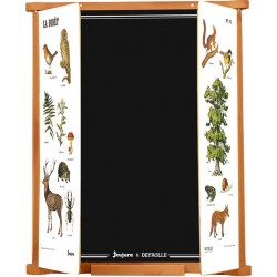 JEUJURA TABLEAU TRIPTYQUE LA FORET