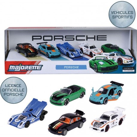 MAJORETTE PORSCHE 5 PIECES GIFTPACK