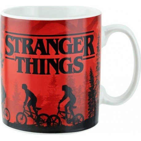 SIDJ STRANGER THINGS MUG ET AUTOCOLLANT