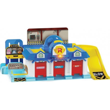 SILVERLIT ROBOCAR POLI PLAYSET QUARTIER GENERAL