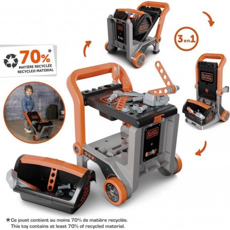 SMOBY BLACK & DECKER DIABLE BRICOLO