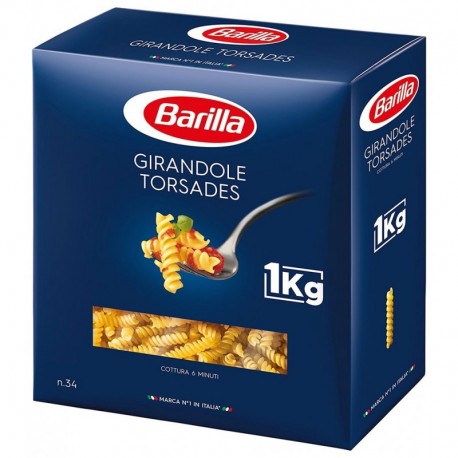 Barilla Girandole Torsades 1Kg (lot de 3)