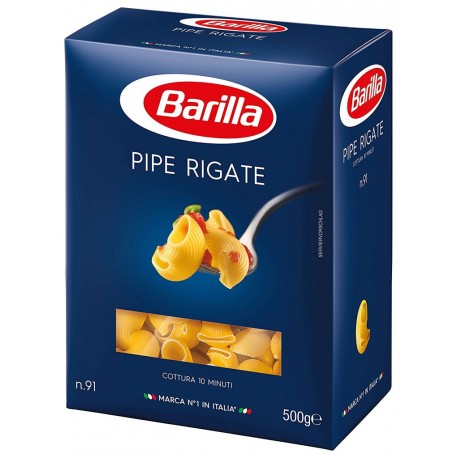 Barilla Pipe Rigate 500g (lot de 5)