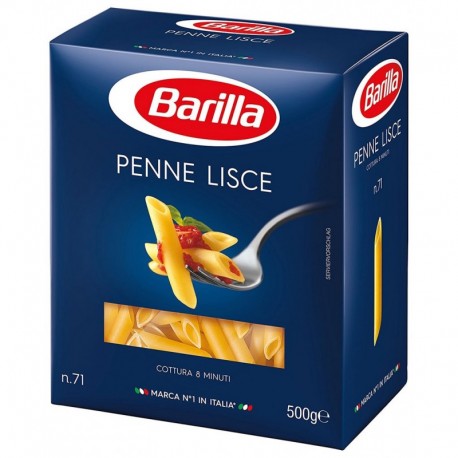 Barilla Penne Lisce 500g (lot de 3)