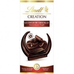 Lindt Création Le Coulis de Chocolat Noir 70% Cacao Intensément Truffé 150g (lot de 10)