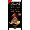 Lindt Excellence Noir Orange Amandes 70% Cacao 100g (lot de 4)